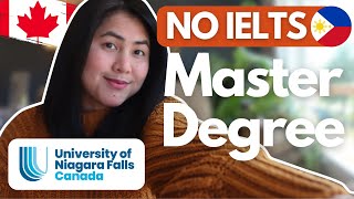 Masters Degree without IELTS Exam ft. University of Niagara Falls Canada (Honest Review!) for Pinoy