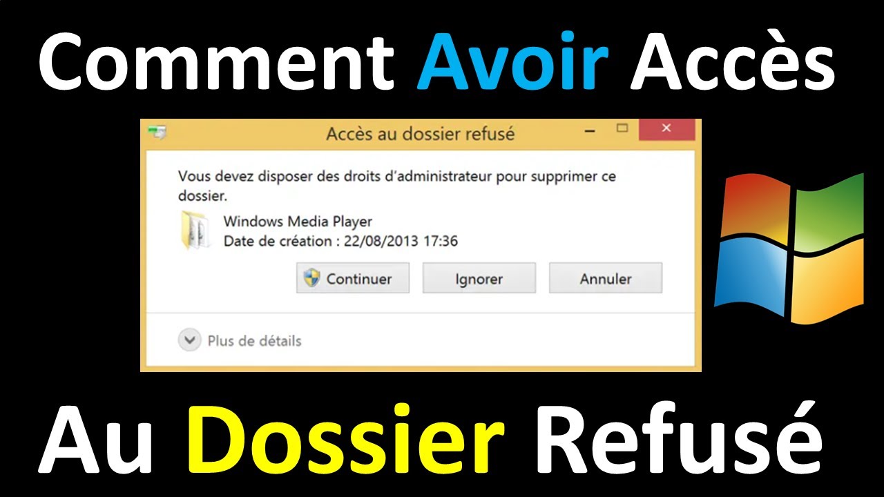 Vous Avez Besoin D une Autorisation De La Part De Trustedinstaller