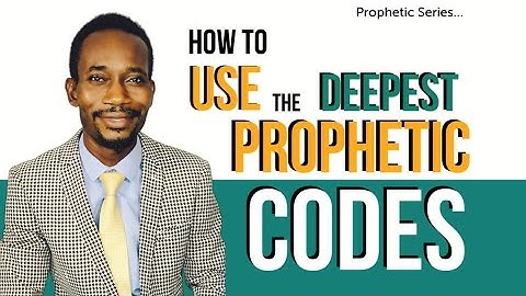 HOW TO USE THE DEEPEST PROPHETIC CODES | Apostle Raymond Idah