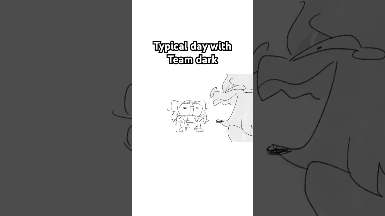 Typical day with team dark 