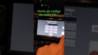 Ventas De Códigos De Radios Vw, Seat