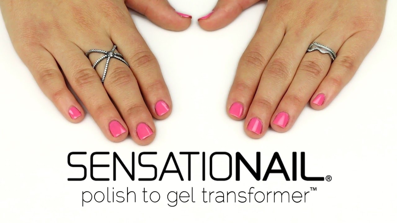 delicaat Gevoelig Gietvorm Transform Any Nail Polish to Gel! | SensatioNail Polish to Gel Transformer  - YouTube