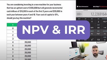 How to find NPV, IRR and Payback Period on a Financial Calculator