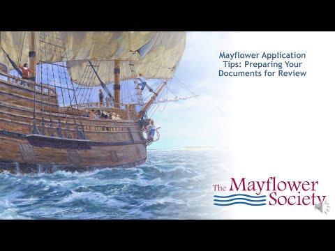 Hvordan bli medlem av Mayflower Society?