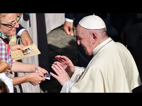 Moment Pope Francis