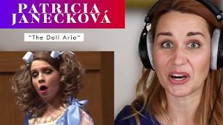 Patricia Janečková "The Doll Aria" REACTION & ANALYSIS by Vocal Coach/Opera Singer