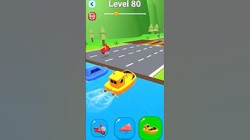 Shape-shifting Funny Race Gameplay new hyper casual game #shorts #gameplay #shapeshifting (Level 80)