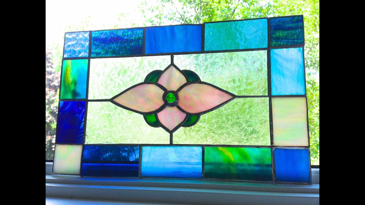 how-to-make-a-stained-glass-window-panel-for-beginners-youtube
