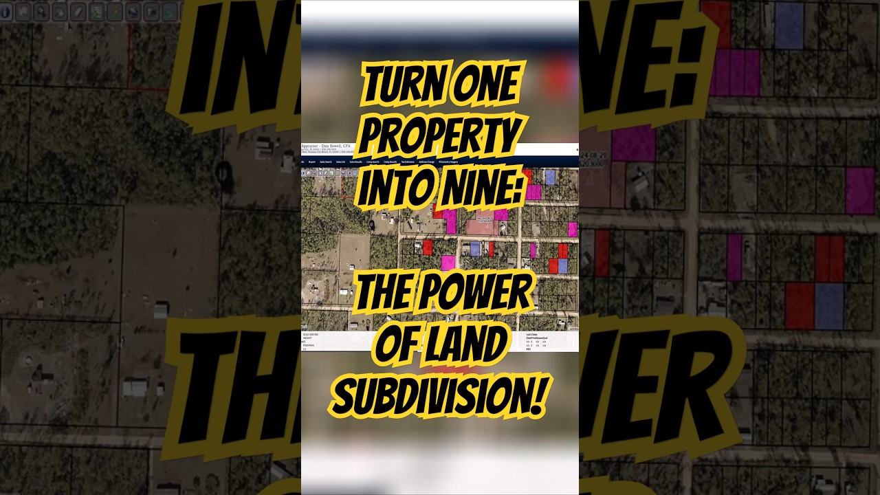 Turn One Property into Nine: The Power of Land Subdivision!