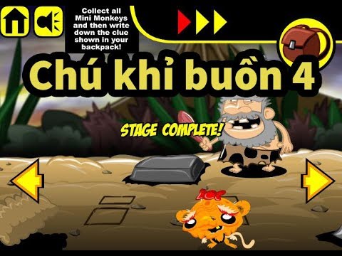 Chú Khỉ Buồn 4, Chơi Game Chú Khỉ Buồn Online Tại Gamehay24H.Vn - Youtube