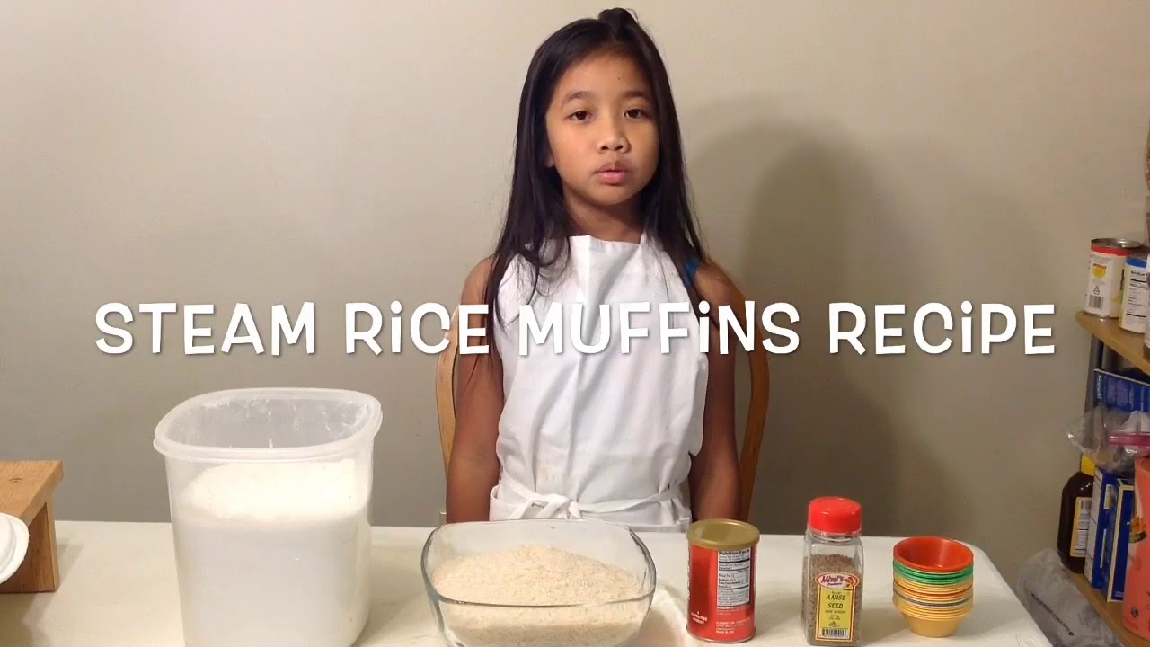 STEAM RICE MUFFINS RECIPE