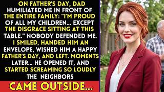 My Dad Called Me The Disgrace at the Family Reunion — So I Handed Him One Envelope and Left