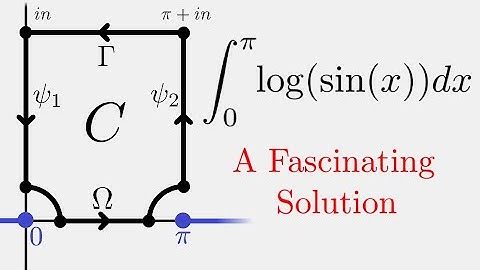 Complex Analysis: Integral of log(sin(x))