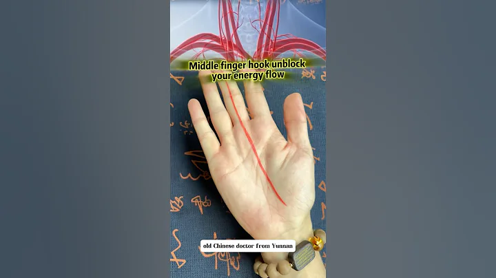 Middle finger hook unblocked your energy flow! #fingerexercise #tcm #tcmhealth #healthcare