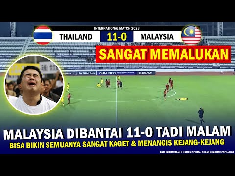 🔴 GAK TEGA LIHATNYA !! DILUAR DUGAAN Timnas Malaysia DIHANCURKAN 11-0 Tadi Malam, Bukan di Sea Games