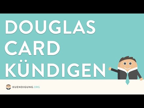 Douglas Card kündigen - in genau 1 Minute erledigt!