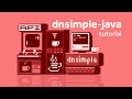 How to register a domain with dnsimple java