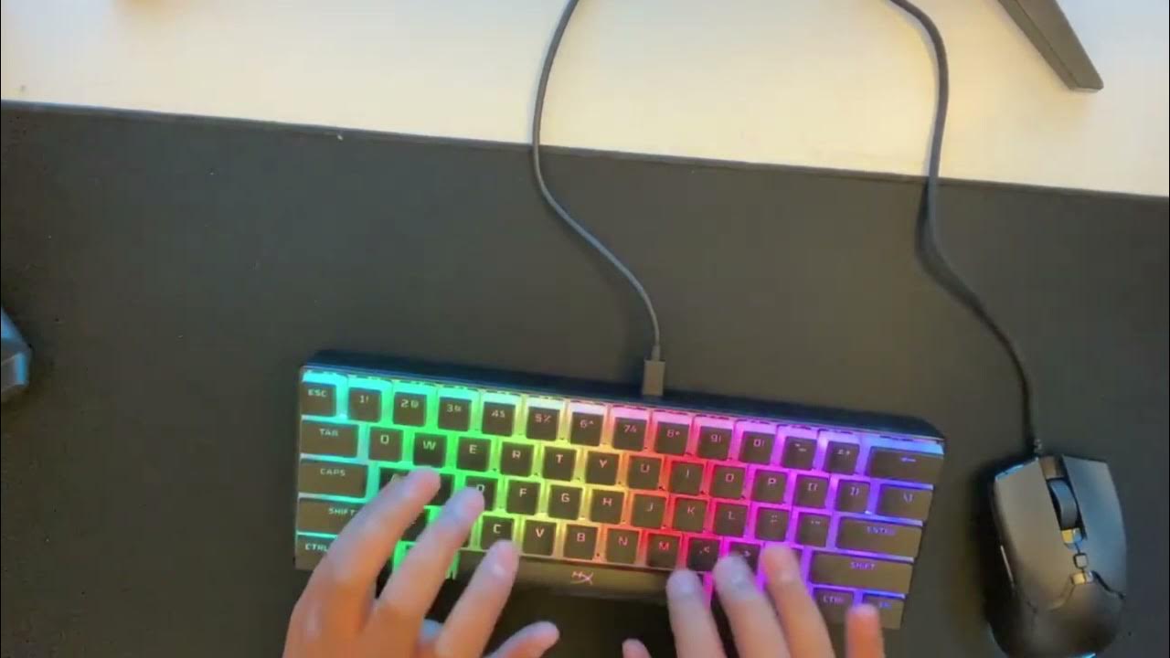 rk61 with pudding keycaps sound test! (brown switch) YouTube