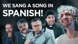 AUSTRALIANS attempt to SING in SPANISH chords