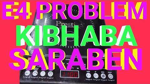 prestige 3.0 V3 Induction cooker E4 problem solution @electronicsproblemsolutions #electronics