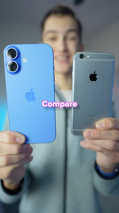 iPhone 16 vs 6 in 2025😳#iphone