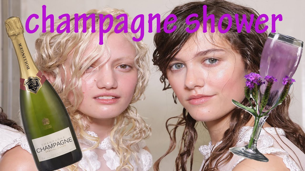 TUTO COCKTAIL CHAMPAGNE SHOWER faire un champagne shower