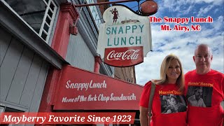 The Snappy Lunch In Mayberry, North Carolina (Mt. Airy)