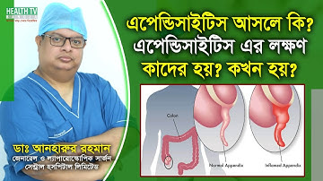 Appendicitis | এপেন্ডিসাইটিস | Symptoms | Treatment | Dr. Anharur Rahman | Health Tv Bangla