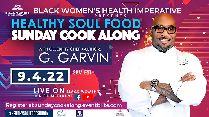 Celebrity Chef  G. Garvin Healthy Cook-along