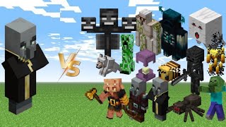 Evoker vs Every mob in Minecraft (Java  Edition) - Minecraft 1.21 Evoker vs All Mobs