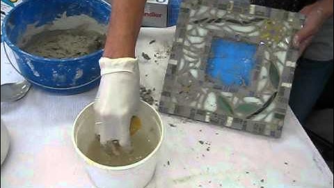 How to Grout A Mosaic Piece of Art