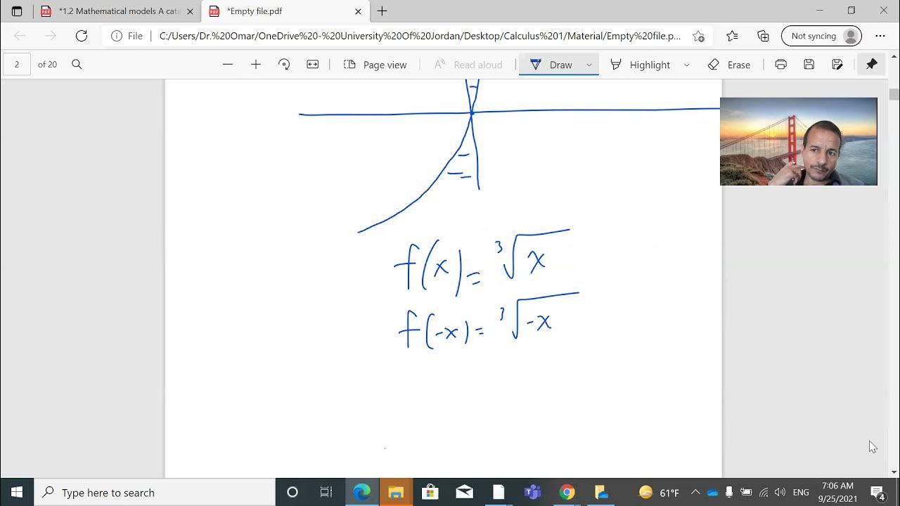 Section1.2 Mathematical models A catalog of essential functions Part2