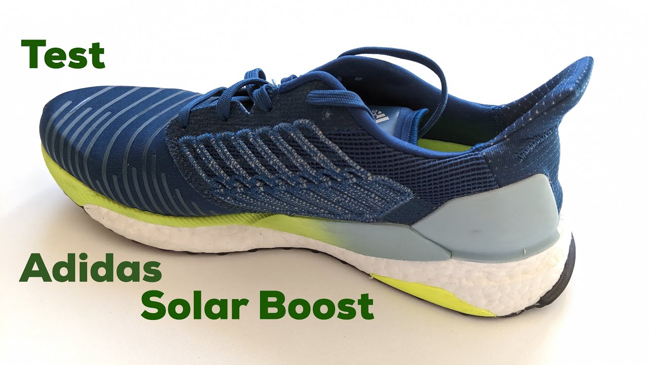 cafetería Preciso Muñeco de peluche Test Adidas Solar Boost : performantes pour courir en ville - YouTube