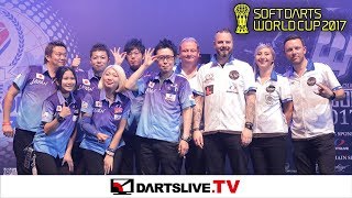 【UK VS JAPAN】 SOFT DARTS WORLD CUP 2017 -SEMI FINAL MATCH-