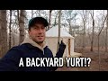 Building Our BACKYARD FOREST YURT - Start To Finish