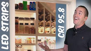 Amazon's Best WHITE LED Strips! Pantry, Kitchen, and Closet LED Strips Tested screenshot 5