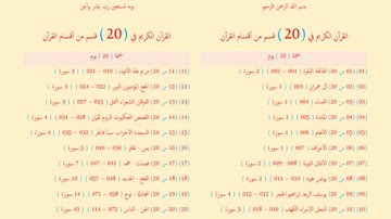 قرآن - 20 قسم (05 - 20) الأنعام (006) ( 1 سورة ) - نعمة الحسان العراقي