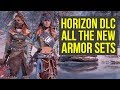 Horizon Zero Dawn DLC ALL THE BEST ARMOR SETS (Horizon Zero Dawn Frozen Wilds Armor - Horizon DLC)