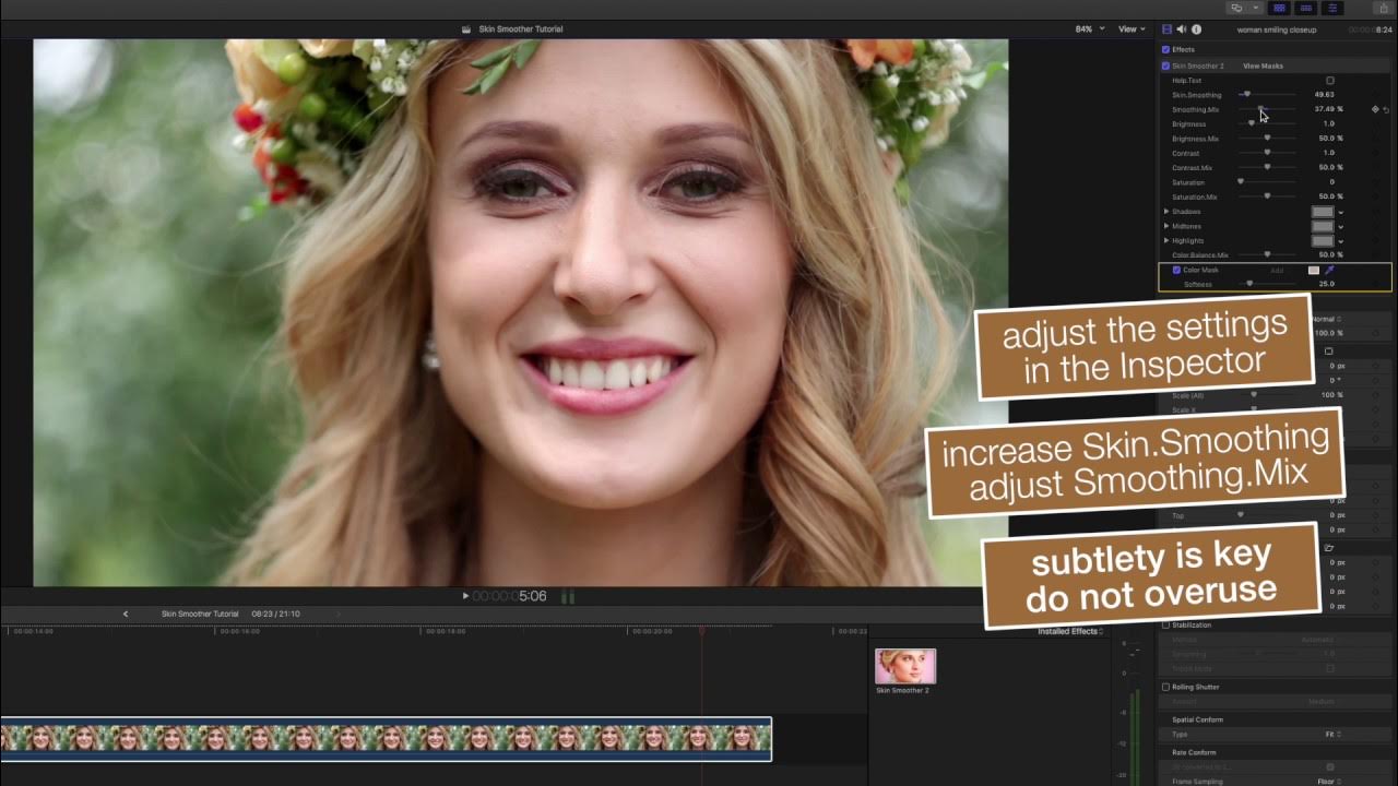 skin smoother final cut pro free