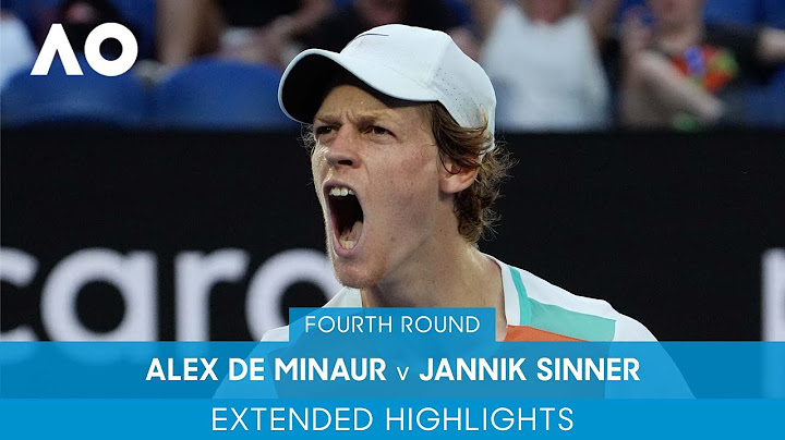 Alex de Minaur v Jannik Sinner Extended Highlights (4R) | Australian Open 2022