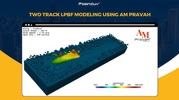 Two track LPBF modeling using AM PravaH | Paanduv Applications