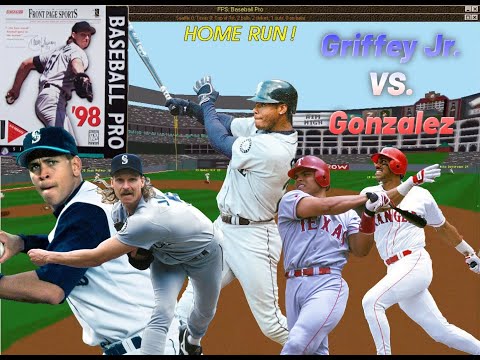 Front Page Sports Baseball Pro 98: Seattle Mariners vs. Texas Rangers (Griffey Jr., Juan Gonzalez