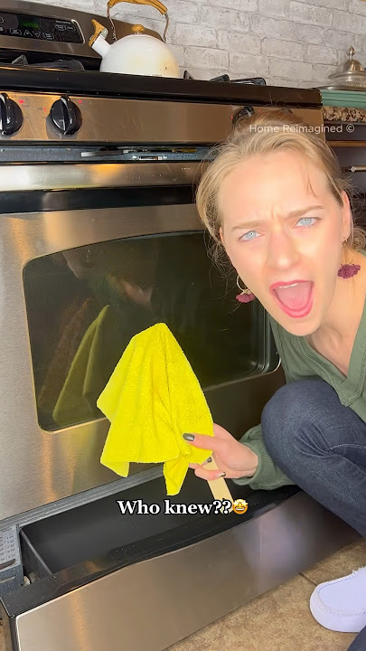 How To Clean Between Glass On Oven Door 🤯 #cleaninghacks