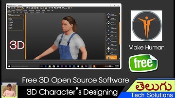 Make Human Tutorial | Free 3D Characters for 3Ds Max | Maya | Blender | After Effects