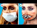 SCARY HALLOWEEN MAKEUP & DIY COSTUME IDEAS | 6 IDE MAKEUP DAN DEKORASI HALLOWEEN YANG SUPER SERAM