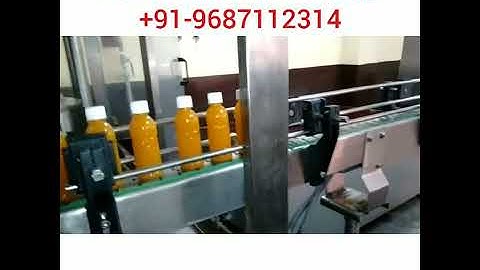 Hot Juice Bottel Filling Capping Machine