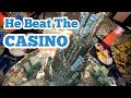 HE BEAT THE CASINO Inside The High Limit Coin Pusher Jackpot WON MONEY ASMR