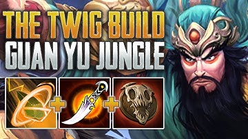THE TWIG BUILD! Guan Yu Jungle Gameplay (SMITE Conquest)