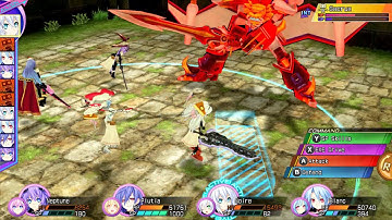 Hyperdimension Neptunia Re;Birth 3 (PC) - Gacrux Boss Battle + Final Post-game Event Cutscene