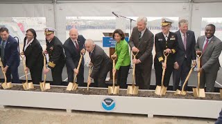 Dignitaries speak at groundbreaking ceremony for NOAA base in Newport